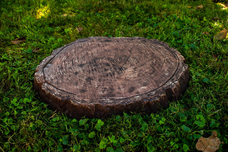 PerfectStone Akácia fahatású beton tipegő – prémium kerti lépőkő