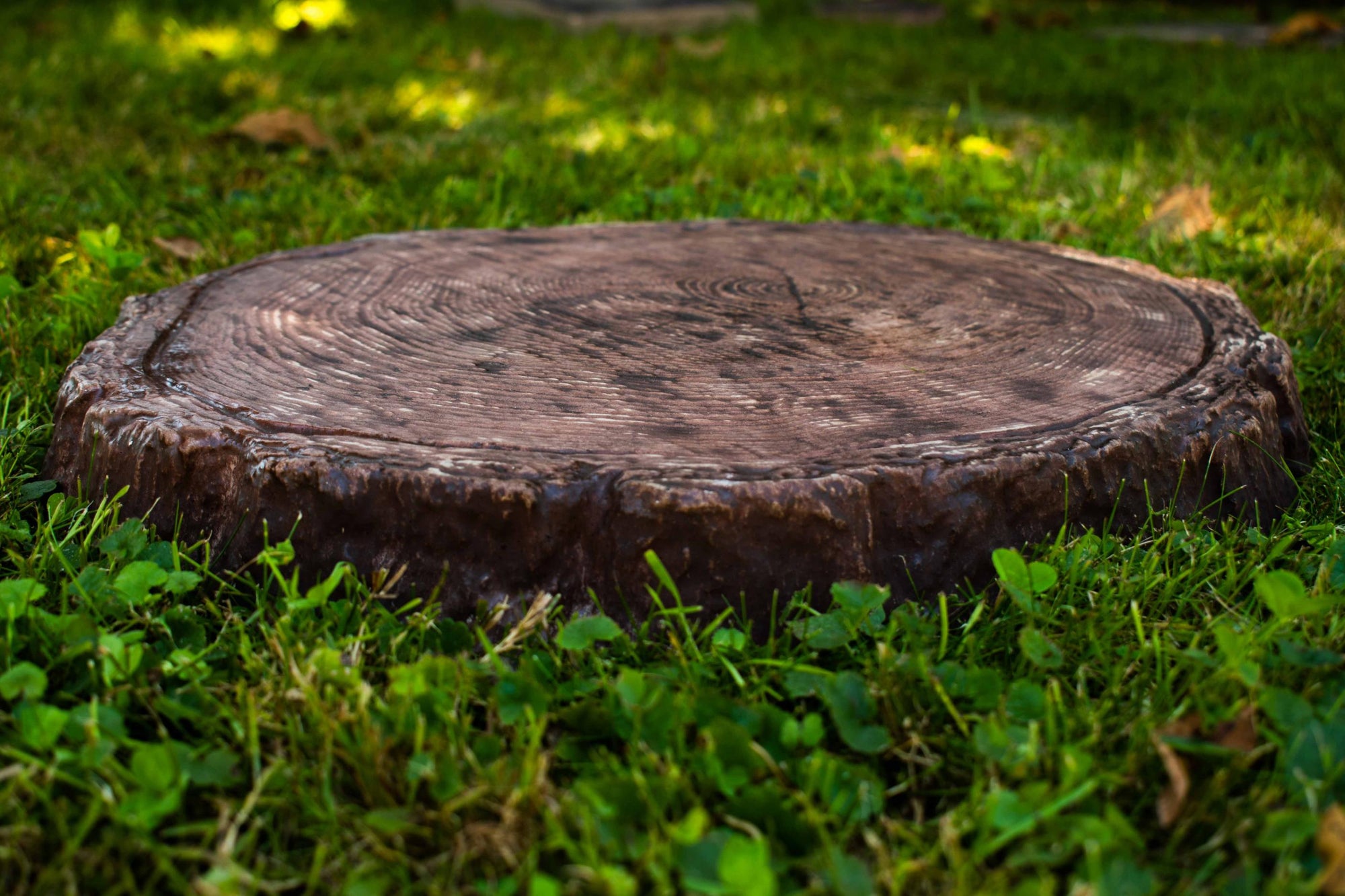 PerfectStone Akácia fahatású beton tipegő – prémium kerti lépőkő