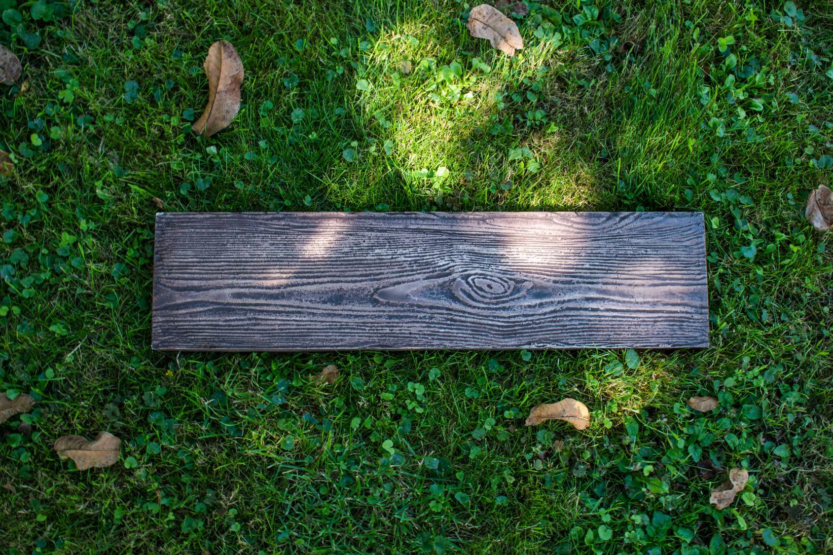 PerfectStone DecoWood fahatású beton tipegő – prémium kerti lépőkő