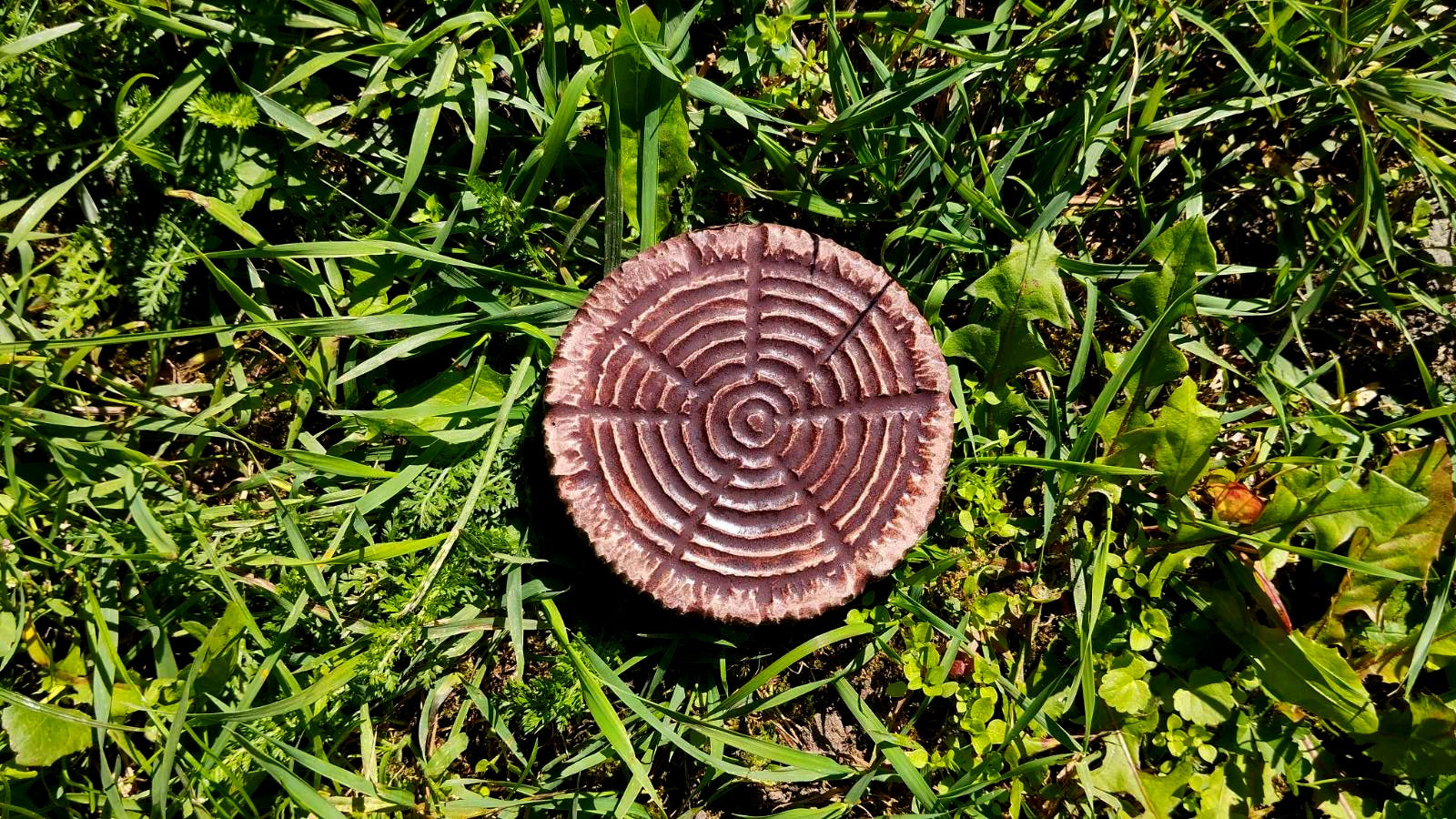 PerfectStone WoodGroove fahatású beton tipegő – prémium kerti lépőkő