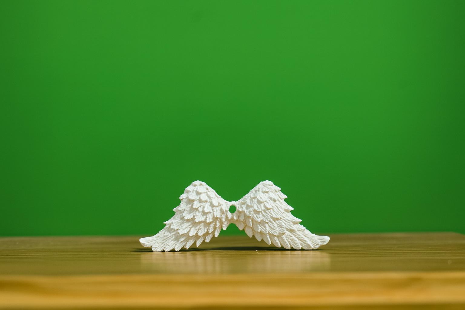 PerfectStone Angyalszárny gipsz dekor – kézműves beltéri dísztárgy