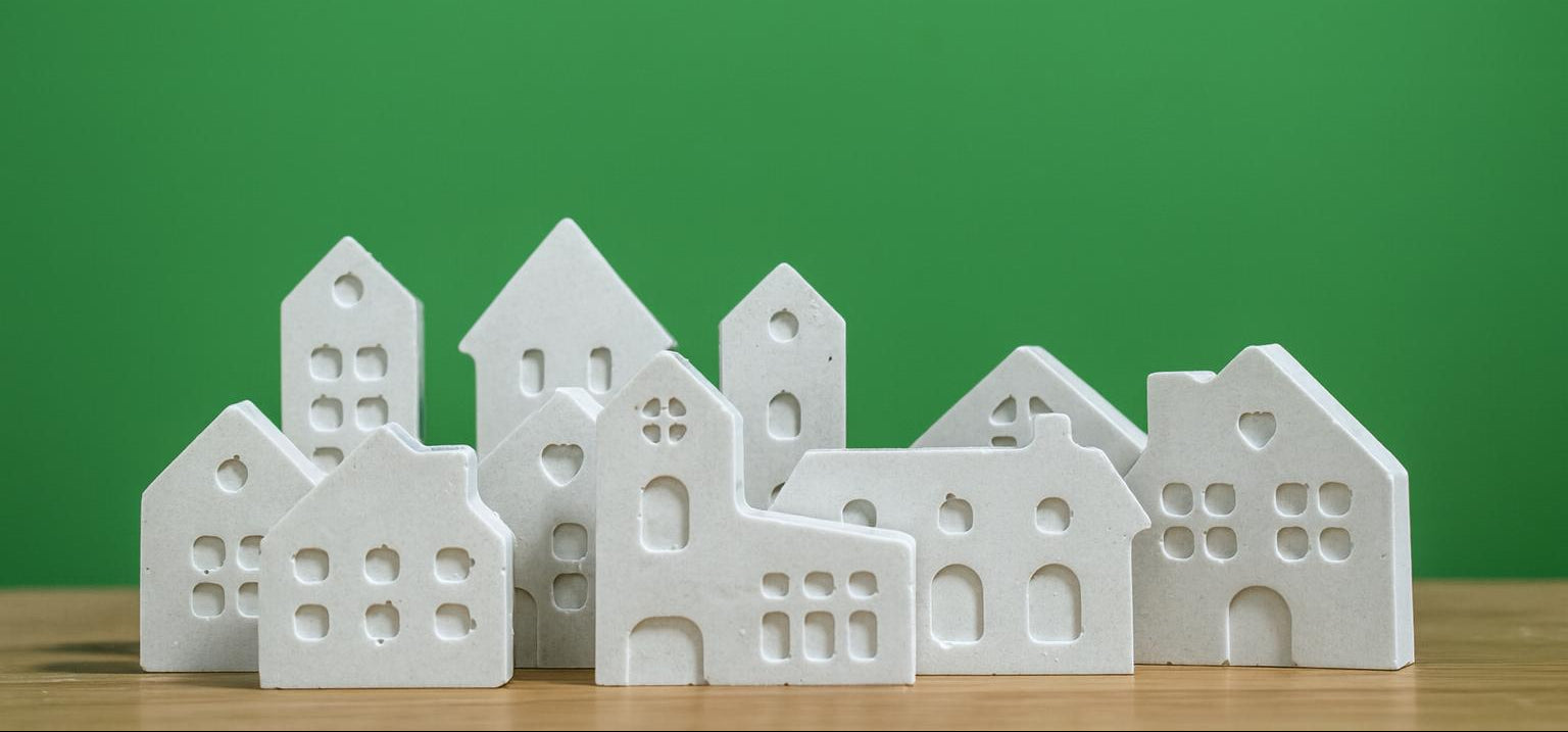 PerfectStone Kisváros gipsz dekor – kézműves beltéri dísztárgy