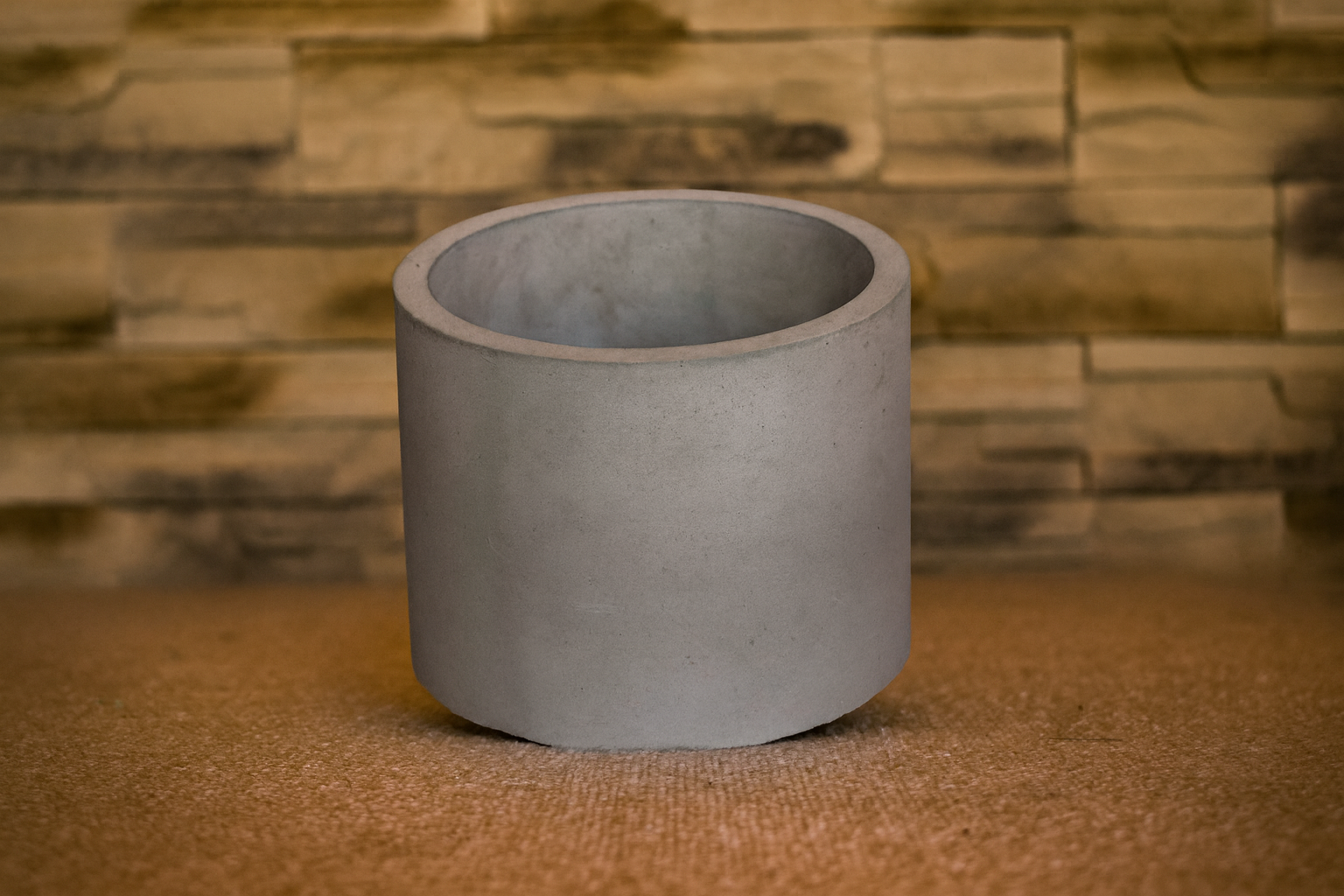 PerfectStone Linea beton virágkaspó  – kőhatású kézműves dísztárgy