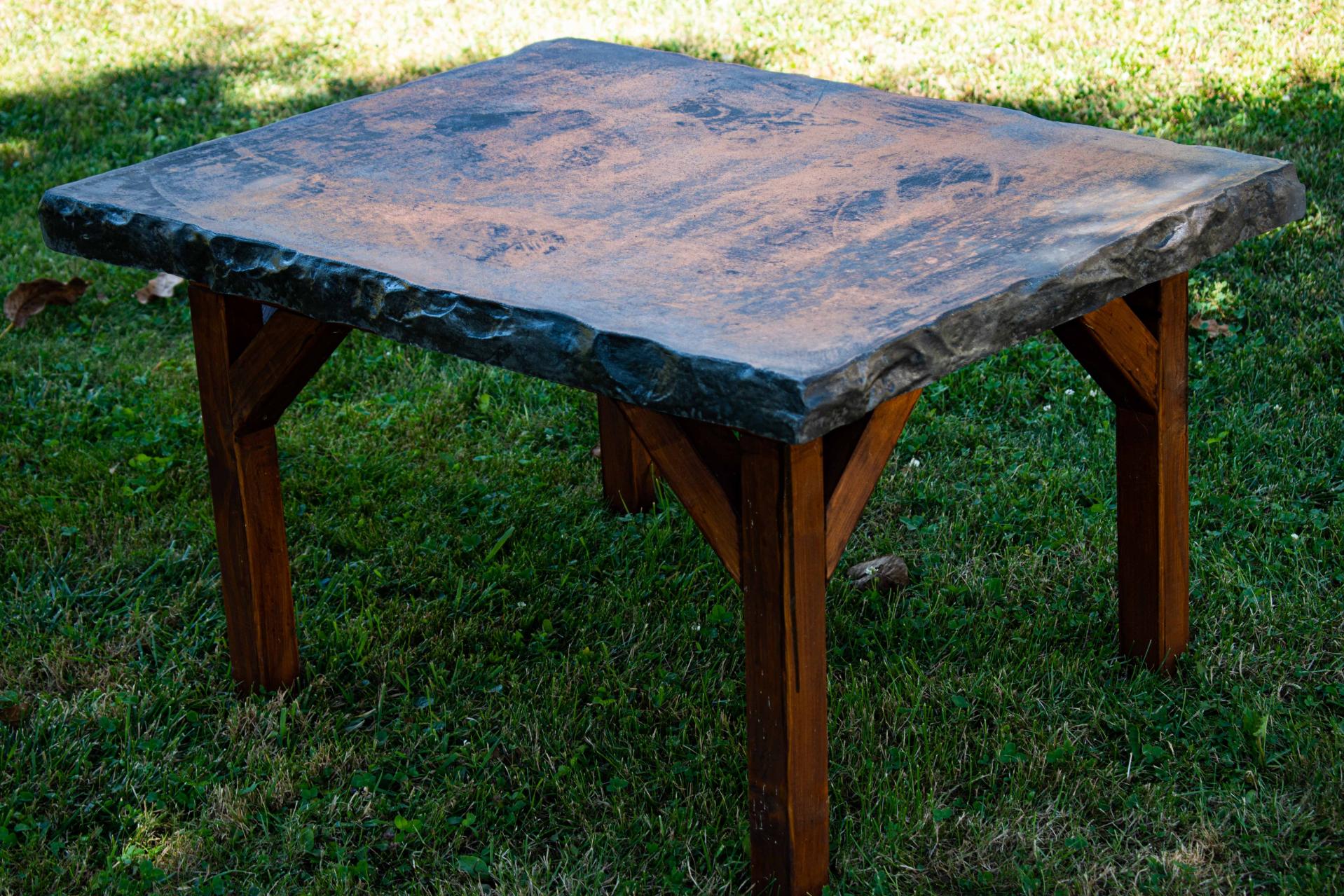 PerfectStone Terra betonasztal – prémium kőhatású design bútor