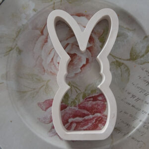 Nyuszi Duo húsvéti nyuszi dekoráció minimalista gipsz nyúl figura