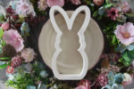húsvéti nyuszi dekoráció gipsz nyúl figura minimalista stílus